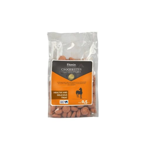 Fitmin Krokett sárgarépa+E-vitamin csemege lovaknak, 500 g
