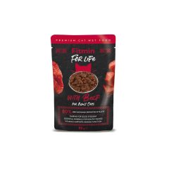 Fitmin For Life Marhahúsos táska macskaeledel, 85 g