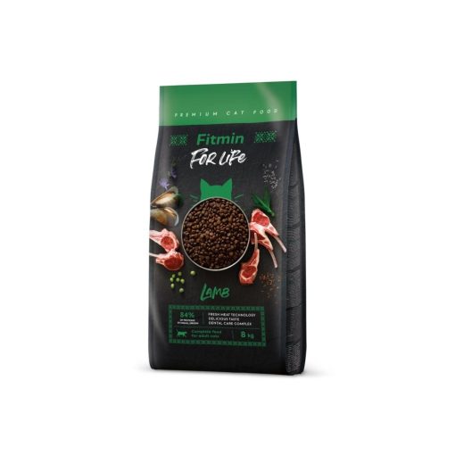 Fitmin For Life Adult Lamb macskatáp, 8 kg