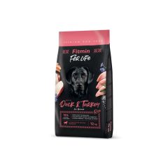 Fitmin For Life Duck & Turkey kutyatáp, 12 kg