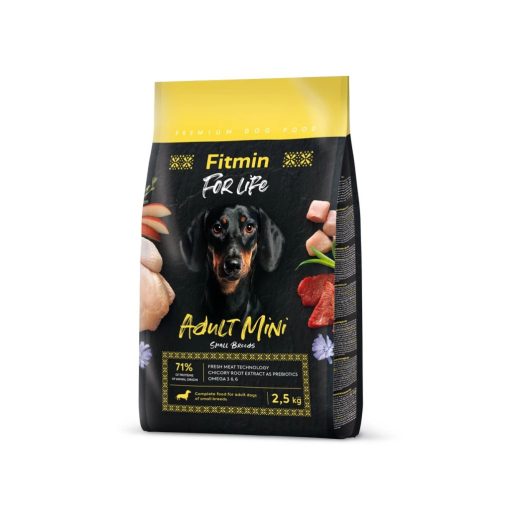 Fitmin For Life Mini kutyatáp kistestű kutyáknak, 2,5 kg