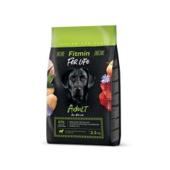 Fitmin For Life Adult kutyatáp, 2,5 kg