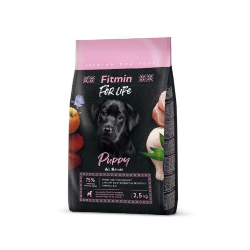 Fitmin For Life PUPPY kutyatáp kölyökkutyáknak, 2,5 kg