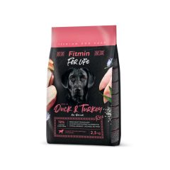 Fitmin For Life Duck & Turkey kutyatáp, 2,5 kg