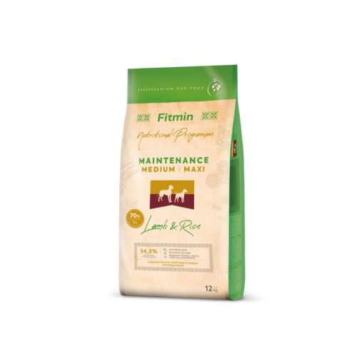 Fitmin Medium Maxi Lamb & Rice kutyatáp, 12 kg