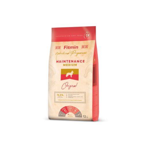 Fitmin Medium Maintenance teljes értékű kutyatáp, 12 kg