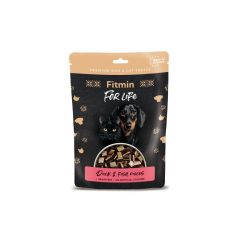   Fitmin For Life Kacsafalatok hallal csemege kutyáknak és macskáknak, 70 g