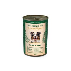   Fitmin NP Bárányhúsos i marhahúsos konzerv kutyáknak, 400 g