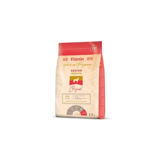 Fitmin Medium Senior teljes értékű kutyatáp, 2,5 kg