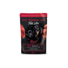   Fitmin For Life Marhahúsos tasak kölyök- és felnőtt kutyáknak inulinnal 85 g