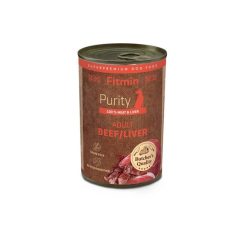 Fitmin Purity Marhahúsos konzerv májjal kutyáknak, 400 g